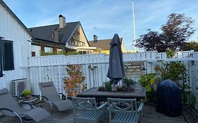 B&B Bland ormbunkar och rosor